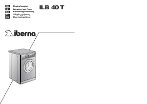 Manual Iberna ILB 40T-01S Washing Machine