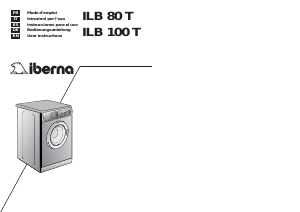 Manuale Iberna ILB 80T-01S Lavatrice