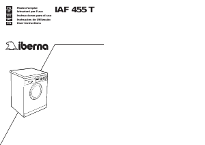 Manual Iberna LB IAF 455 T Washing Machine