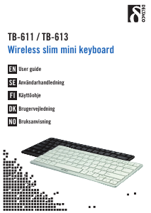 Brugsanvisning Deltaco TB-611 Tastatur