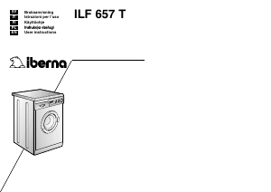 Bruksanvisning Iberna LB ILF 657 T Tvättmaskin