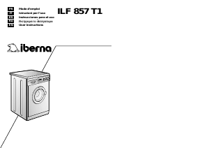 Manuale Iberna LB ILF 8571 Lavatrice