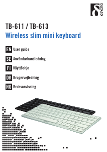 Brugsanvisning Deltaco TB-613 Tastatur