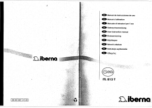Manuale Iberna LB ITL 813 T Lavatrice