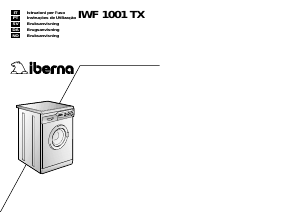 Manual Iberna LB IWF 1001 TX Máquina de lavar e secar roupa