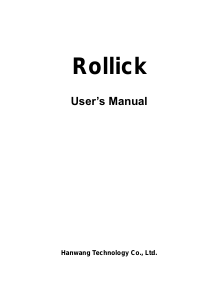 Manual Hanvon Rollick Pen Tablet