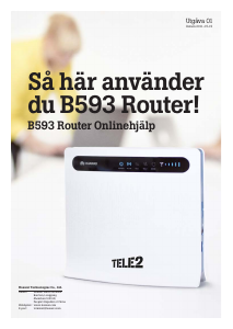 Bruksanvisning Huawei B593 Router