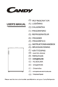 Εγχειρίδιο Candy CCTOS WH405 Ψυγείο