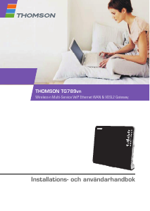 Bruksanvisning Thomson TG789vn Router