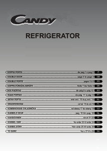 Mode d’emploi Candy CFD 2050 Réfrigérateur combiné