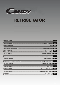 Manual de uso Candy CFD 2450 Frigorífico combinado