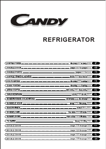 Bedienungsanleitung Candy CFD 3400 A Kühl-gefrierkombination