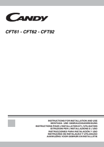 Manual de uso Candy CFT 61 W Campana extractora