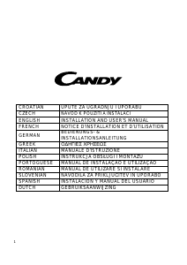 Manuale Candy CMB650/1X Cappa da cucina