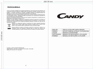 Manuale Candy CMBI970LX Cappa da cucina
