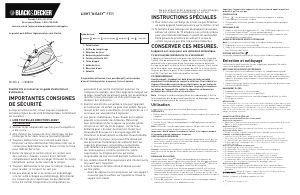 User manual Black & Decker IR08X (English - 2 pages)
