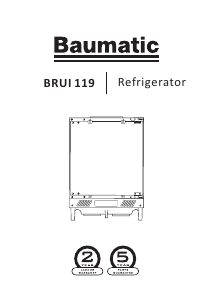 Handleiding Baumatic BRUI 119 Koelkast