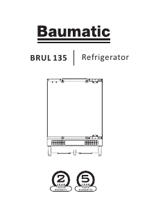 Manual Baumatic BRUL 135 Refrigerator