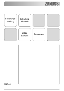 Bedienungsanleitung Zanussi ZOB461X Backofen