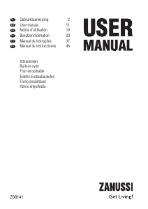 Mode d’emploi Zanussi ZOB141X Four