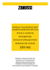Handleiding Zanussi ZBS862 Oven