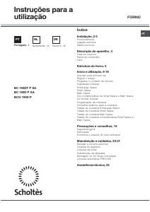 Bedienungsanleitung Scholtès BC 199D P XA Backofen