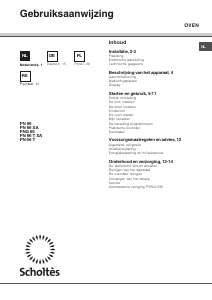 Bedienungsanleitung Scholtès FN 66 T XA Backofen