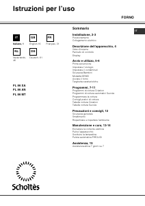 Bedienungsanleitung Scholtès FL 86 XA Backofen