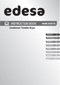 Εγχειρίδιο Edesa HOME-SCB17A Στεγνωτήριο