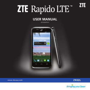 Manual ZTE Z932L Rapido LTE Mobile Phone