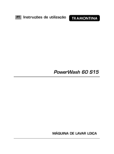 Manual Tramontina PowerWash 60 S15 Máquina de lavar louça