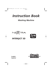 Manual Otsein-Hoover OHNF 9167-37 Washing Machine
