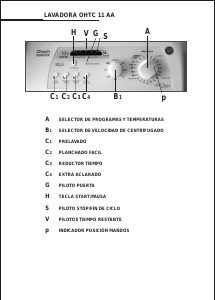 Manual de uso Otsein-Hoover LB OHTC11AA Lavadora