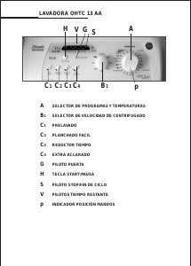 Manual de uso Otsein-Hoover LB OHTC13AA Lavadora