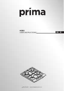 Handleiding Prima PRGH100 Kookplaat