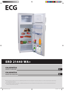 Návod ECG ERD 21440 WA+ Chladnička s mrazničkou