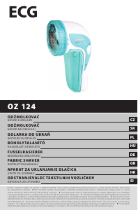 Instrukcja ECG OZ 124 Golarka do tkanin