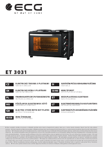 Használati útmutató ECG ET 3031 Kemence