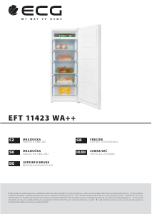 Manual ECG EFT 11423 WA++ Freezer