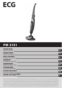 Manuál ECG PM 3151 Parní čistič