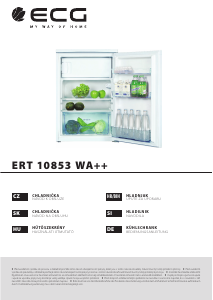 Bedienungsanleitung ECG ERT 10853 WA++ Kühlschrank