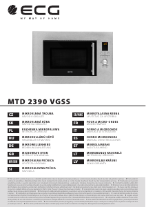 Manual de uso ECG MTD 2390 VGSS Microondas