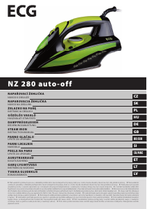 Rokasgrāmata ECG NZ 280 Auto-Off Gludeklis