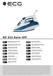 Priručnik ECG NZ 322 Auto-Off Glačalo