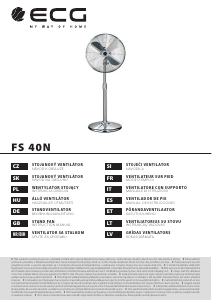 Manuale ECG FS 40 N Ventilatore