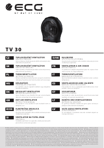 Kasutusjuhend ECG TV 30 Kütteseade