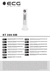 Használati útmutató ECG KT 300 HM Hősugárzó