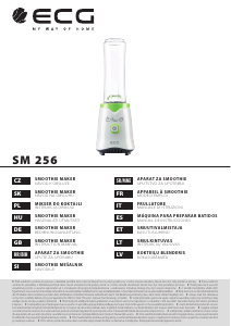 Használati útmutató ECG SM 256 Mix&Go Turmixgép