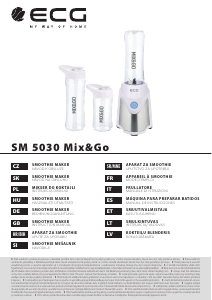 Handleiding ECG SM 5030 Mix&Go Blender