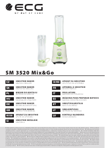 Handleiding ECG SM 3520 Mix&Go Blender